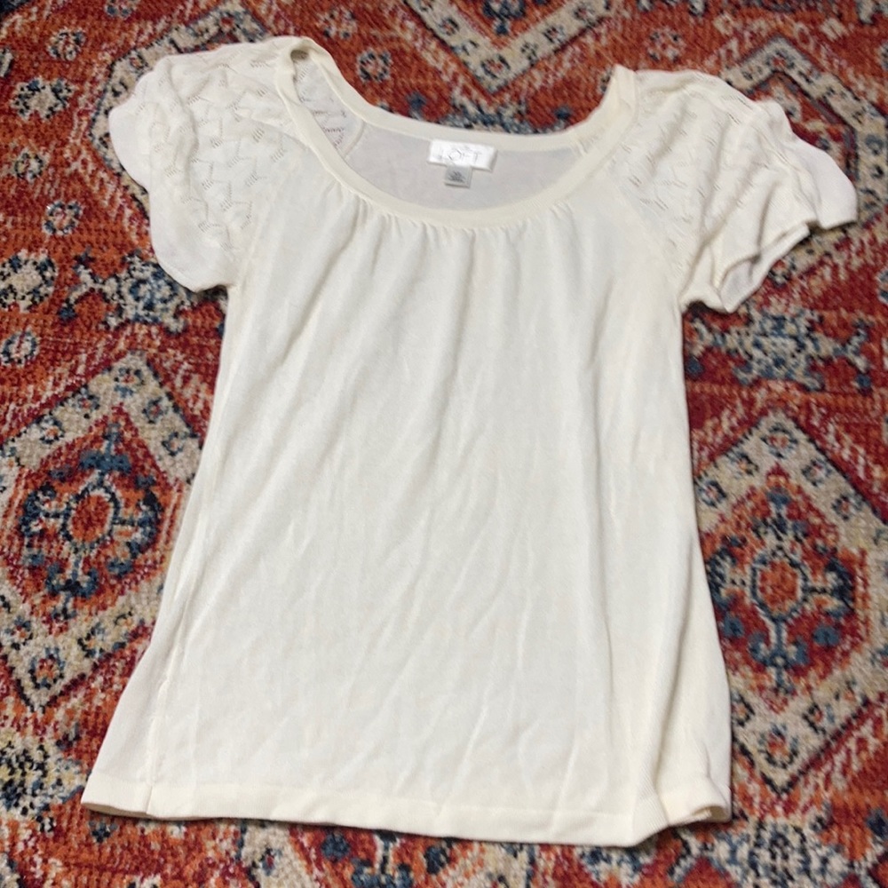 Formal white tee